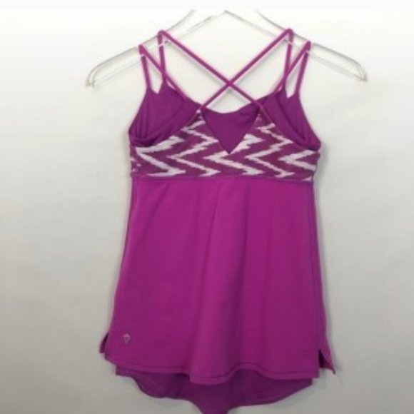 Ivivva Pink Printed Active Tank Top 12 - Picture 2 of 7